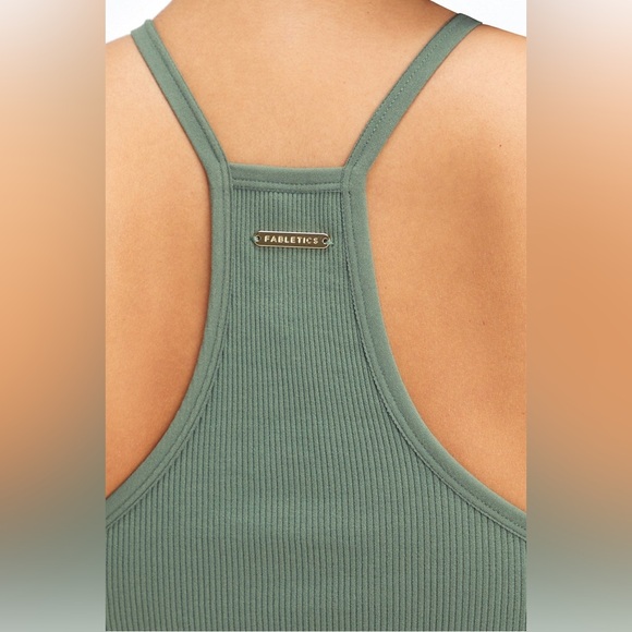 Fabletics Ribbed Seamless Braided Tank - Picture 4 of 8